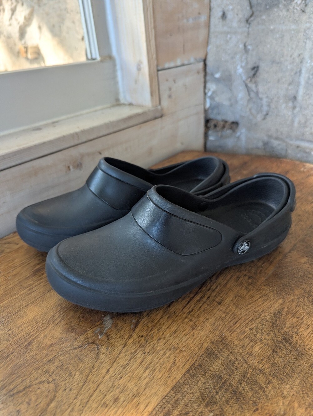 Crocs Black Slip-On Women's Comfort Clog